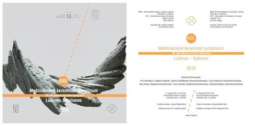 Plagát XXX. Medzinárodné keramické sympózium