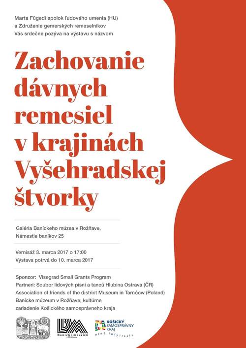 Plagát Zachovanie dávnych remesiel v krajinách Vyšehradskej štvorky