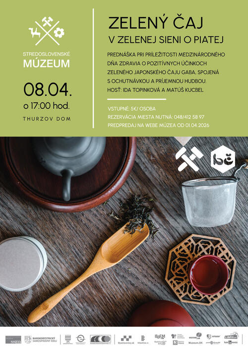 Plagát Zelený čaj v Zelenej sieni o piatej