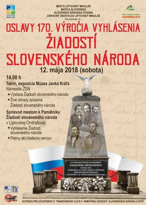 Plagát Žiadosti slovenského národa