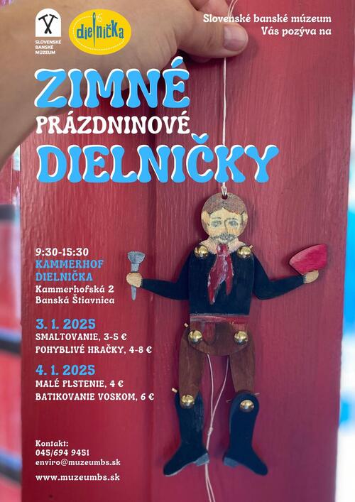 Plagát Zimné prázdninové Dielničky v Kammerhofe