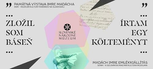 Plagát „...zložil som báseň...“ Pamätná výstava Imre Madácha